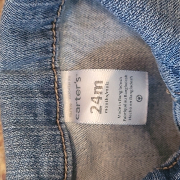 Carter's 24 month button down jean jacket - Picture 3 of 4